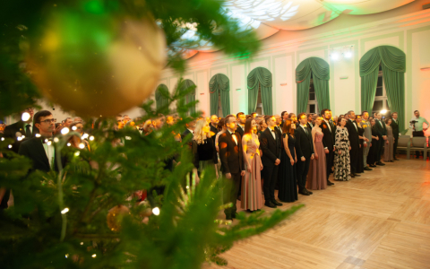 Ziemassvētku balle, Jelgavas pils, polonēze, dejas, mūzika