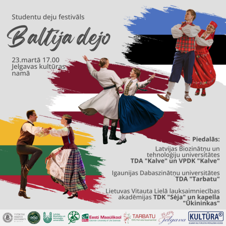 Starptautisks deju festivāls "Baltija dejo" Jelgavā