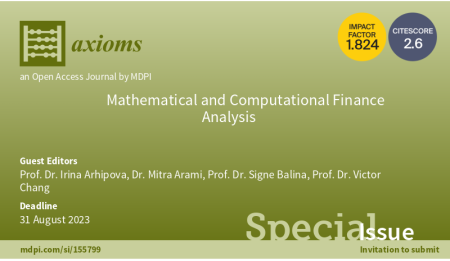 Aicina iesniegt rakstus zinātniskajam žurnālam "Mathematical and Computational Finance Analysis"