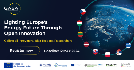 "Green Alternatives for European Autonomy" (GAEA) Challenge invites to participate in  Open Innovation Program supporting young entrepreneurs and their sustainable innovations