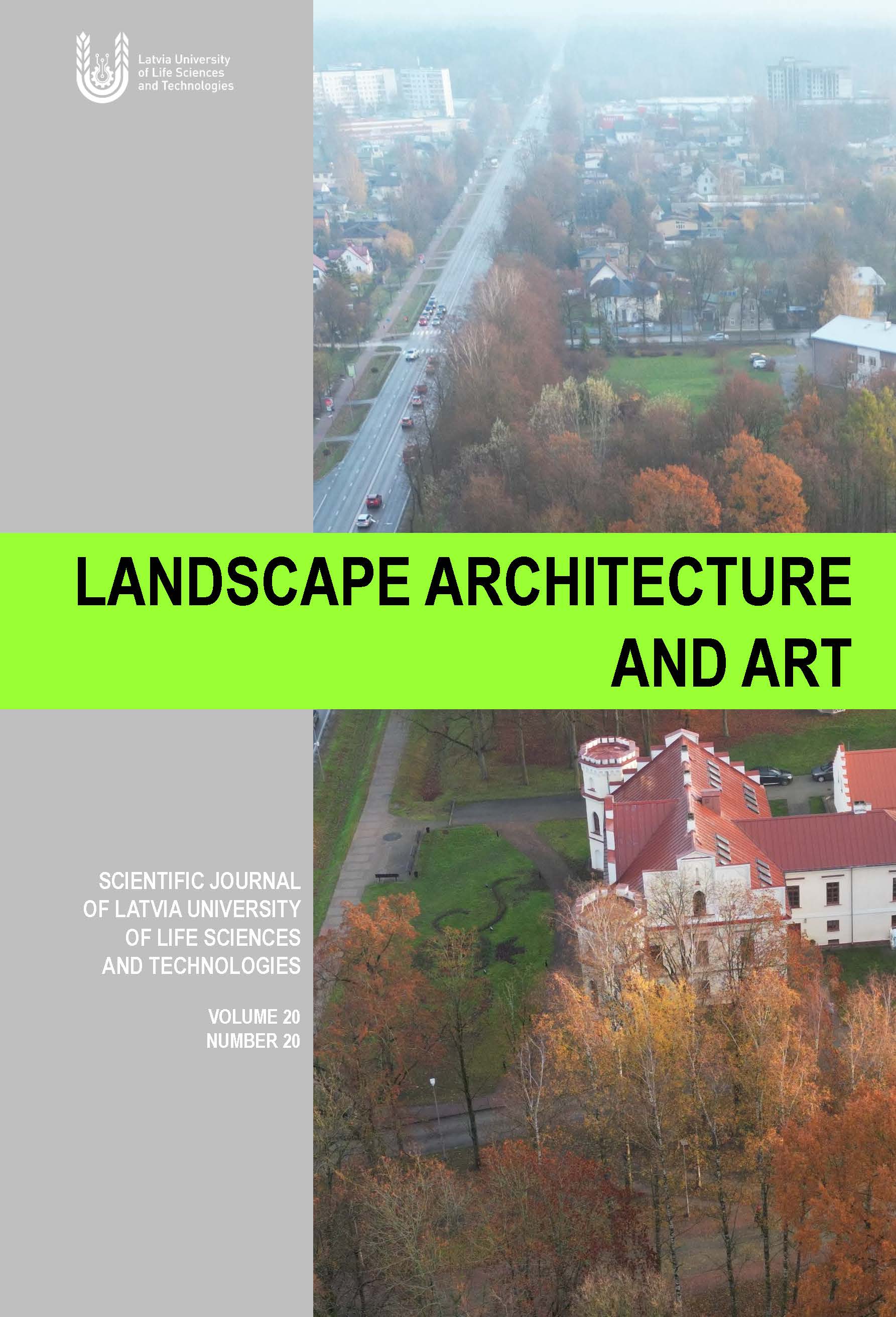 LANDSCAPE ARCHITECTURE AND ART