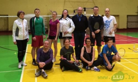 No Zemgales uz Latvijas čempionātu badmintonā kvalificējas LLU studentu komanda